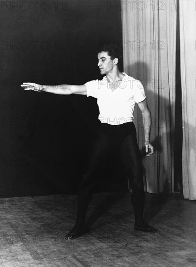 Maurice Bejart - bei Proben 1958