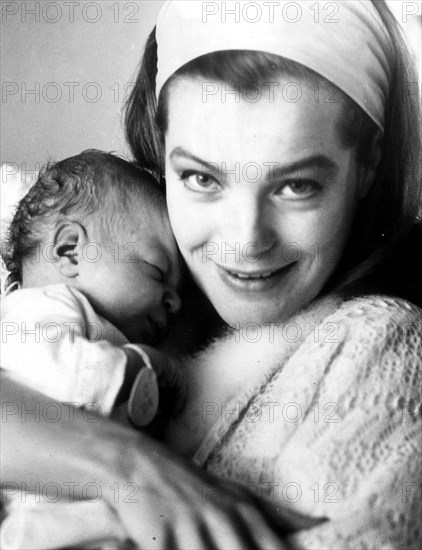 Romy Schneider et son fils David