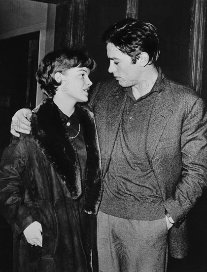 Romy Schneider et Alain Delon