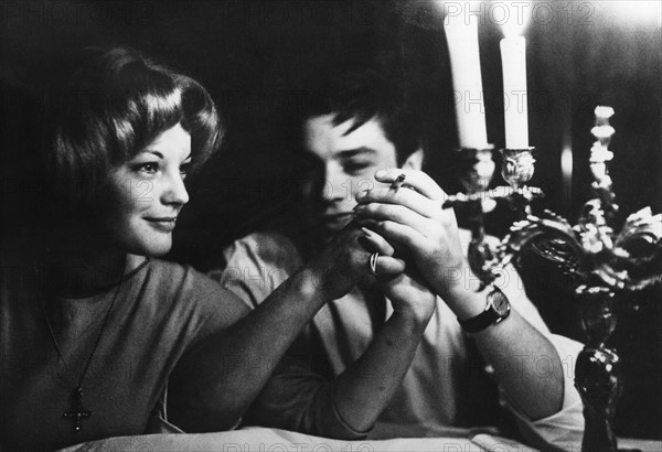 Romy Schneider et Alain Delon