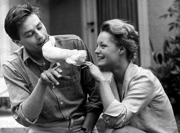 Romy Schneider et Alain Delon