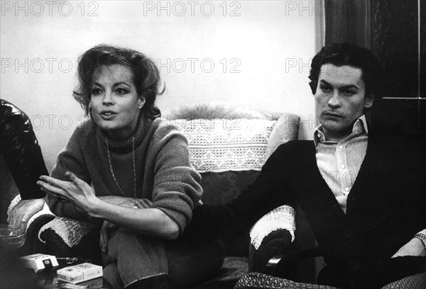 Romy Schneider et Helmut Berger