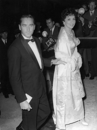 Gina Lollobrigida et Milko Skofic en 1957