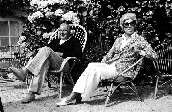 Georges et Claude Pompidou