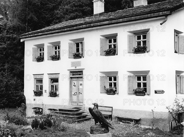 Friedrich Nietzsche, la maison de  Sils Maria en Engadine