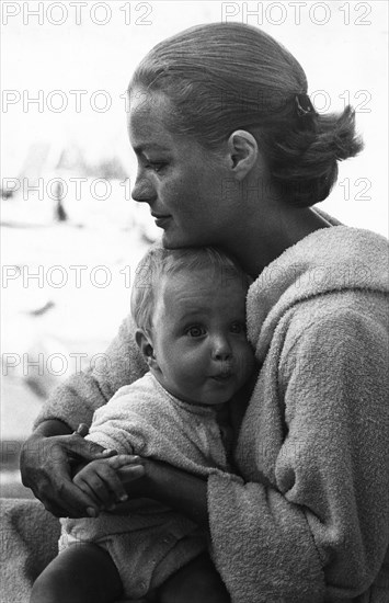 Romy Schneider et son fils David