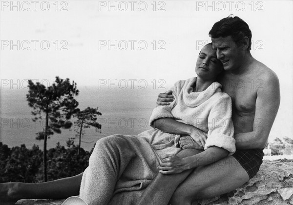 Romy Schneider et son mari