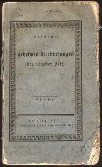 Page de titre du livre "Histoire des cercles secrets du Nouvel Age"