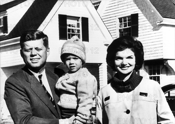 John F. Kennedy, Jackie et leur fille Caroline