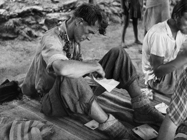 Sir Edmund Hillary après l'ascension de l'Everest, juin 1953