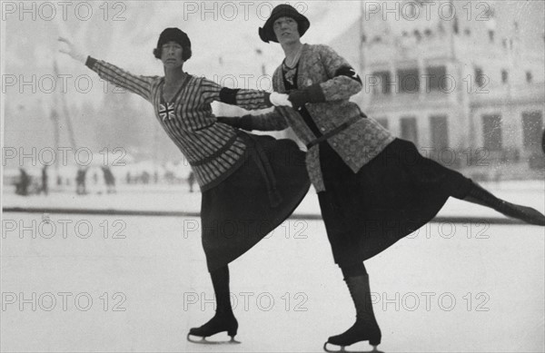 Patineuse aux Jeux Olympiques d'hiver