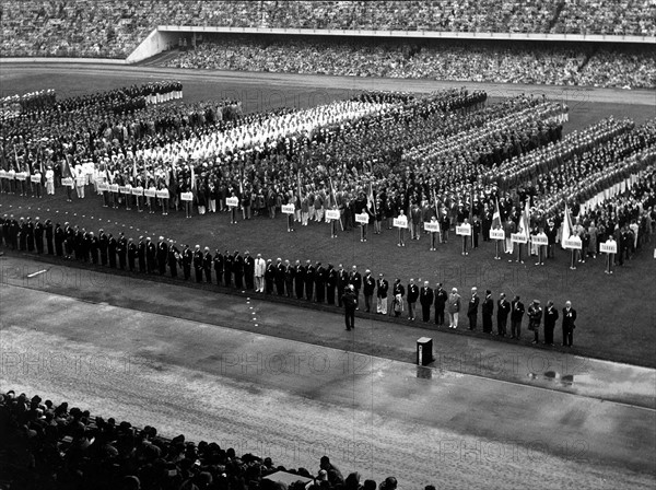 Ouverture des Jeux Olympiques de Rome le 25 août 1960