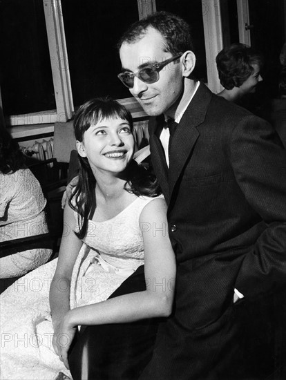 Anna Karina et Jean-Luc Godard