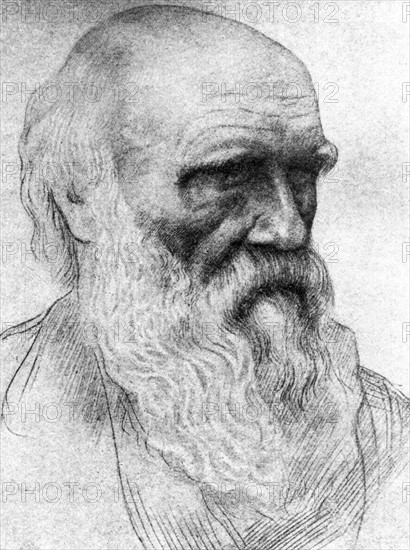 Portrait of Charles Darwin