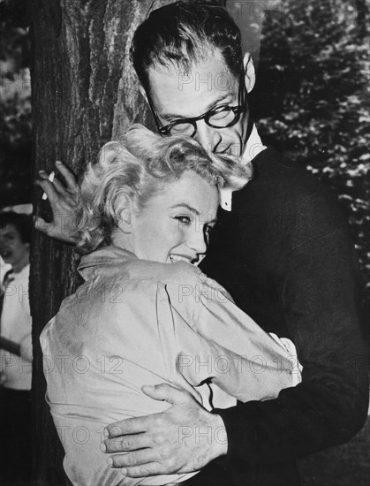 Arthur Miller et sa femme Marilyn Monroe