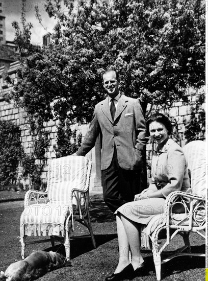 La reine Elisabeth II et le Prince Philip