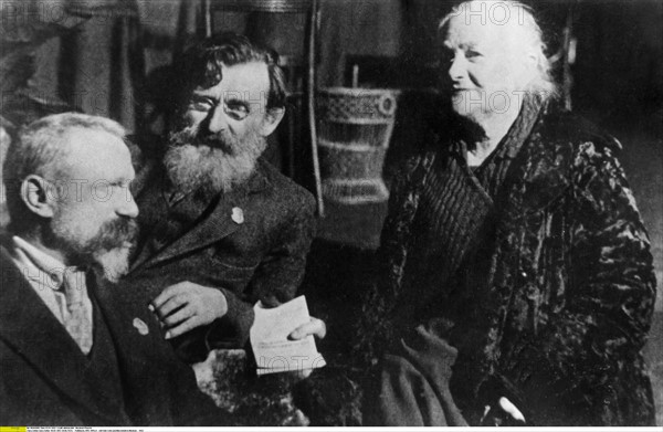 Clara Zetkin, Felix Cohn et Marchelski