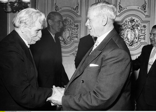 Albert Schweitzer et Max Brauer