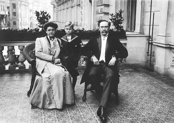 Robert Peary Robert Edwin Peary mit Frau und Sohn in Berlin