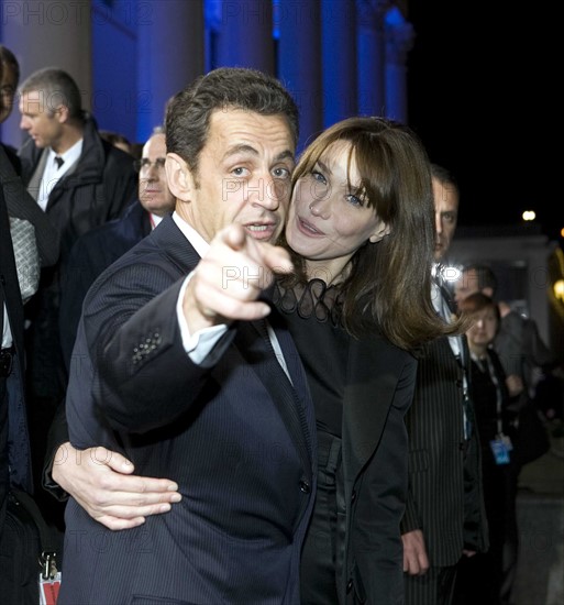 Nicolas Sarkozy et Carla Bruni-Sarkozy