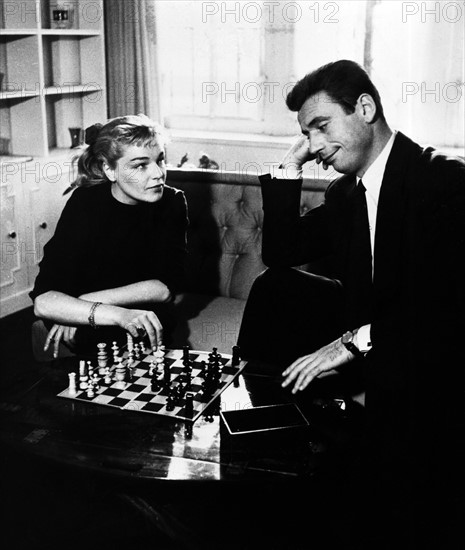 Yves Montand et Simone Signoret