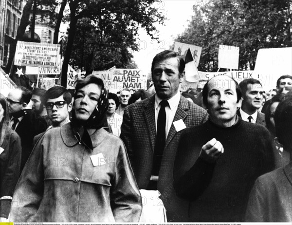 Yves Montand et Simone Signoret