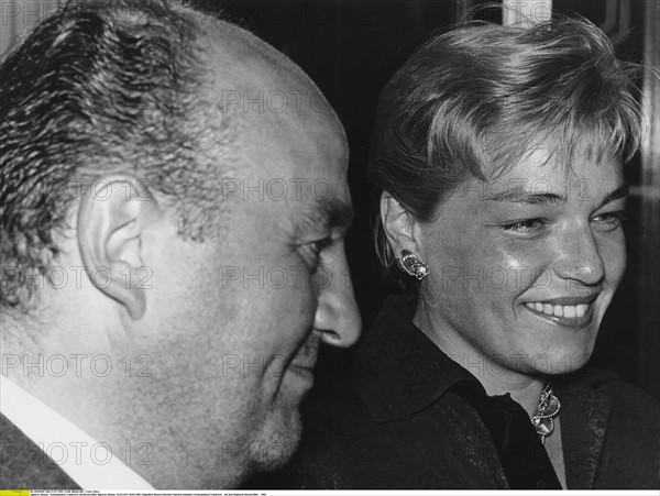 Simone Signoret et Bernard Blier