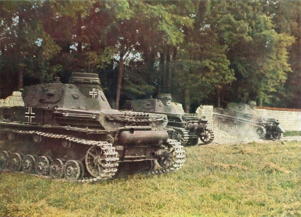 Assaut de Panzer III allemands