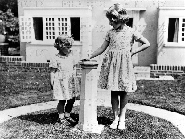 Elizabeth II et Margaret Rose