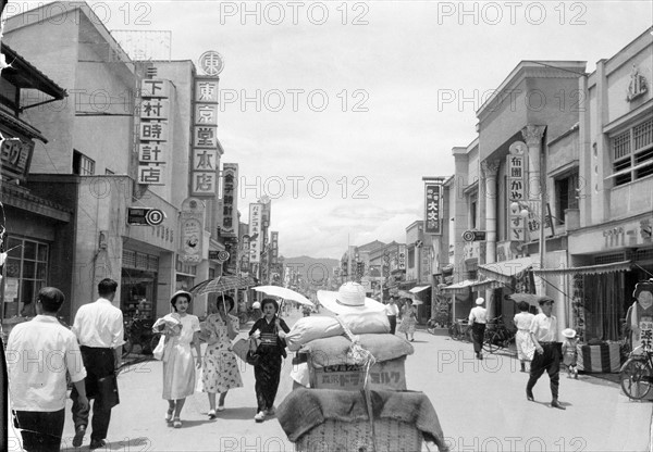 Japan, Hiroshima - Strassenszene