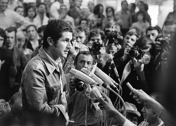 Claude Lelouch lors d'une conférence de presse