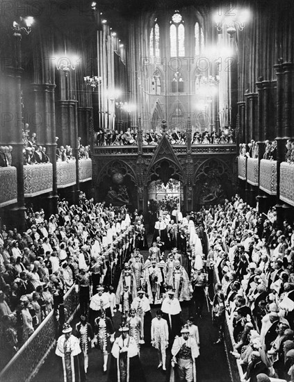 Cérémonie de couronnement du roi George VI du Royaume-Uni