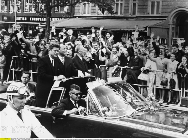 Le président Kennedy à Berlin, 1963