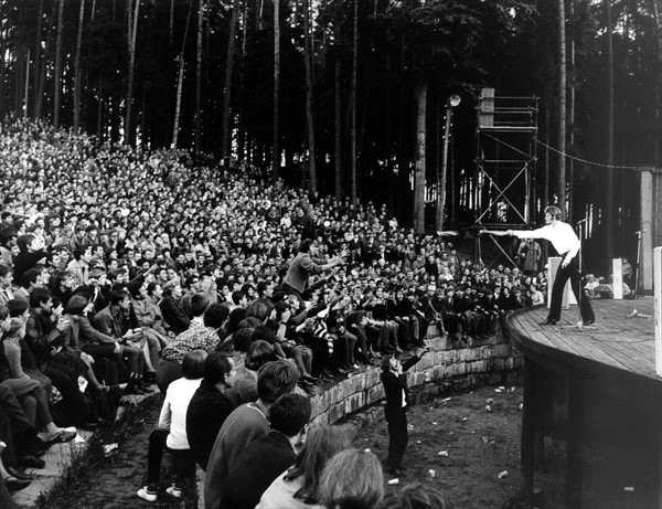 Concert en plein air de Johnny Hallyday