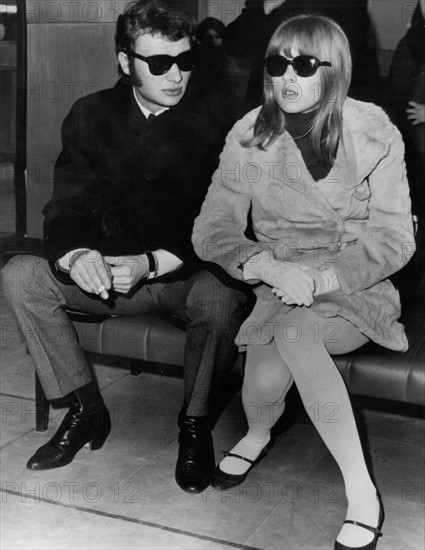 Johnny Hallyday and Sylvie Vartan