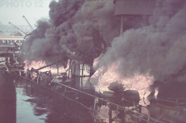 Sabordage de la flotte française à Toulon le 27 Novembre 1942