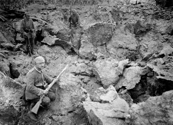 Soldats allemands près de Liège