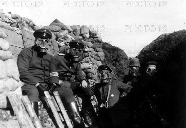 Soldats allemands pendant la 1ère Guerre Mondiale