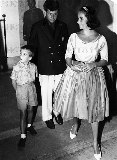 Elizabeth Taylor et son fils