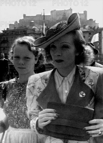 Marlène Dietrich et sa fille
