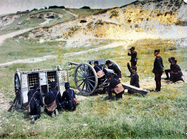 Soldats français pendant la bataille de la Marne, en 1914