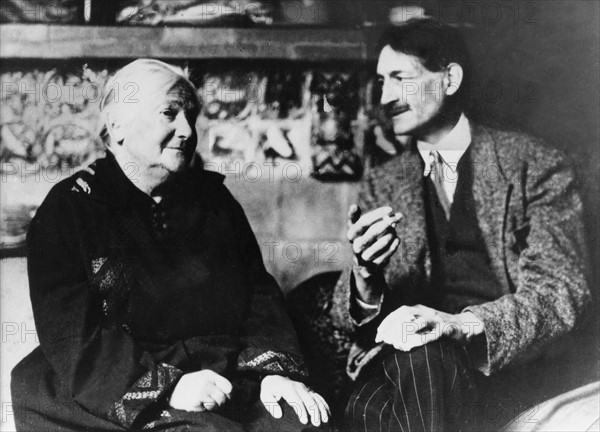 Clara Zetkin et Henri Barbusse