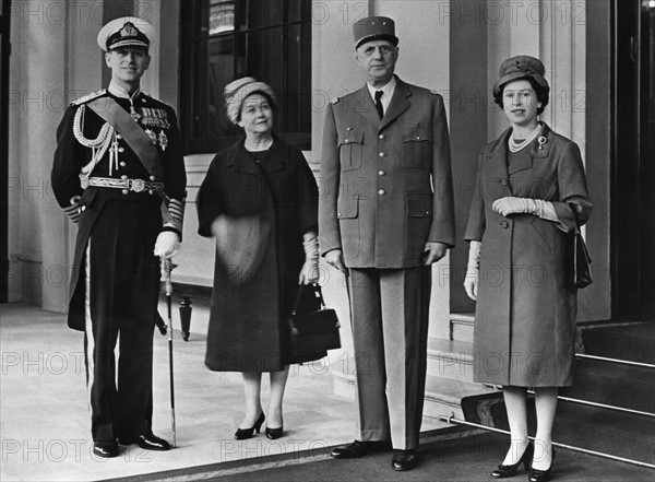Le général de Gaulle en visite officielle à Londres
