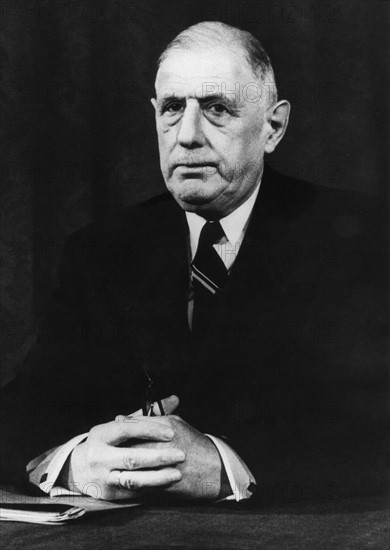 Gaulle, Charles de - Politiker, Frankreich