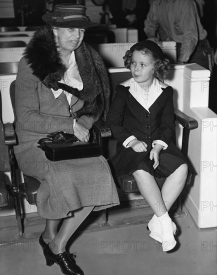 Shirley Temple avec Eleanor Roosevelt
