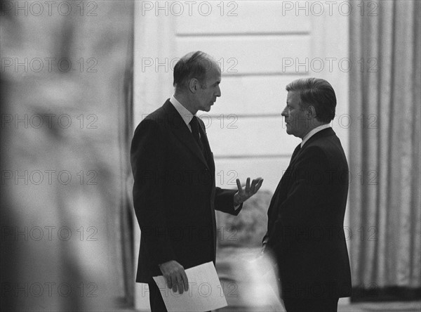 Valéry Giscard d'Estaing et Helmut Schmidt