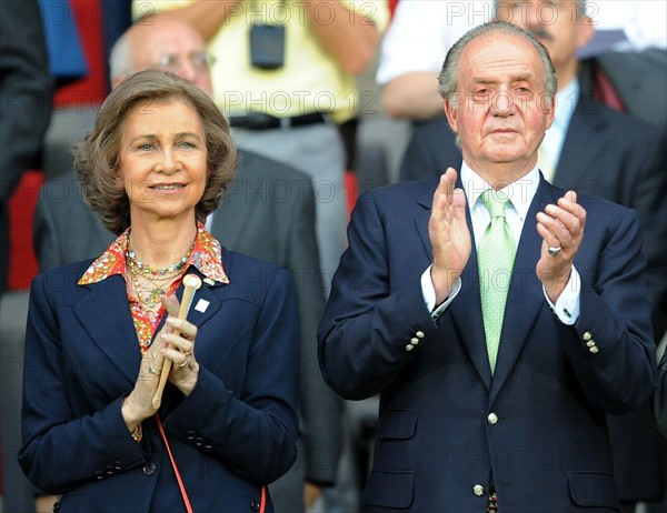 Juan Carlos Ier d'Espagne et la reine Sofia