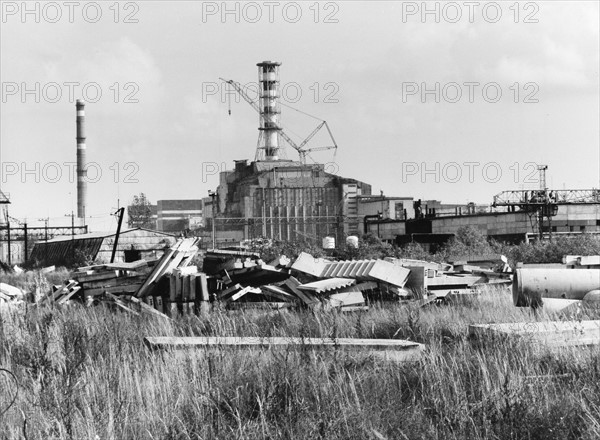 Centrale nucléaire de Tchernobyl en 1991
