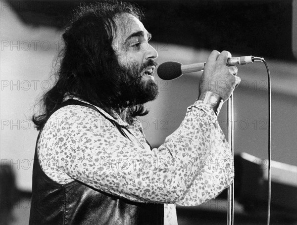 Le chanteur grec Demis Roussos