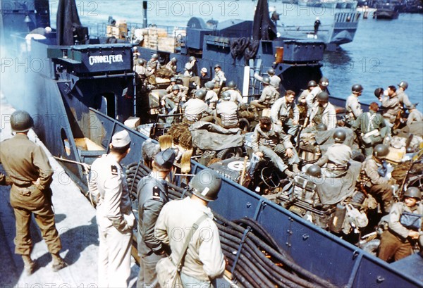 Préparatifs du débarquement allié, début juin 1944